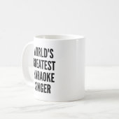 Grootste Karaoke-zangeres ter wereld Koffiemok (Voorkant links)