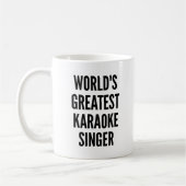 Grootste Karaoke-zangeres ter wereld Koffiemok (Links)