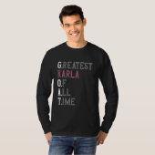 Grootste Karla aller tijden  GOAT  Karla T-shirt (Voorkant volledig)
