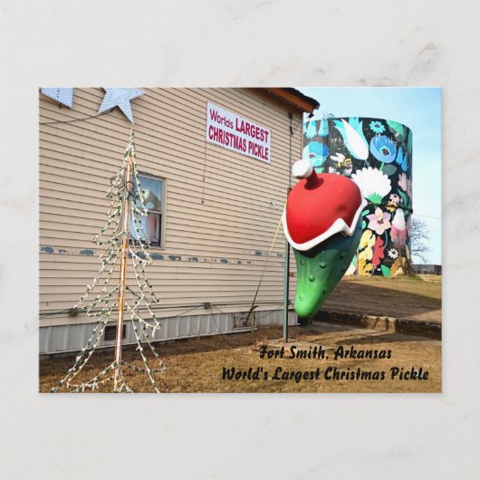 Grootste Kerstkerstkrans ter Wereld Briefkaart (Voorkant)