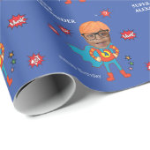 Grootste Kind superheld Geweldige komische verjaar Cadeaupapier (Rol Hoek)