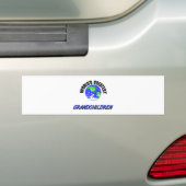 Grootste kleinkinderen ter wereld bumpersticker (Op auto)