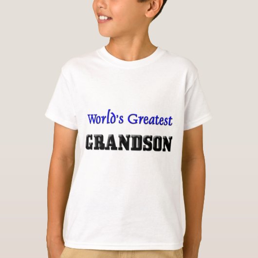 Grootste kleinzoon ter wereld t-shirt (Voorkant)