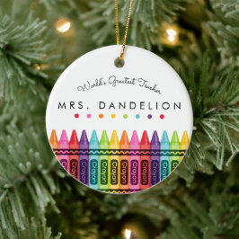 GROOTSTE LEERLeerschool Keramisch Ornament