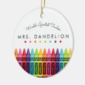 GROOTSTE LEERLeerschool Keramisch Ornament (Links)