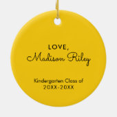 GROOTSTE LEERLeerschool Keramisch Ornament (Achterkant)