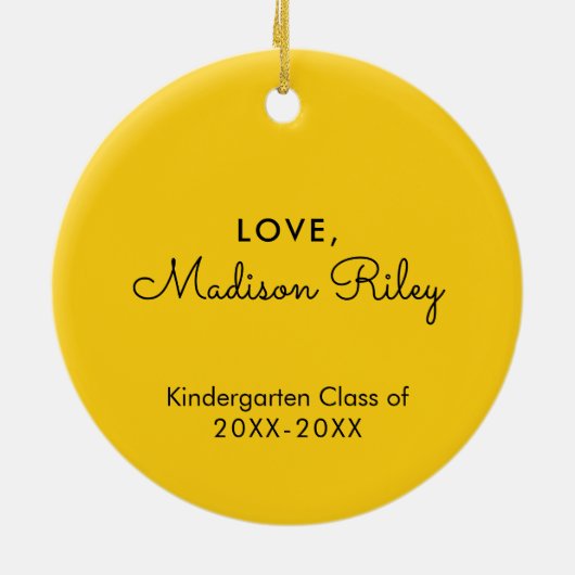 GROOTSTE LEERLeerschool Keramisch Ornament (Achterkant)