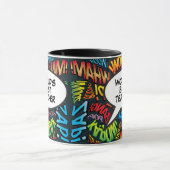 Grootste Leraar Leuke Retro Stripboek Pop Art Mok (Midden)