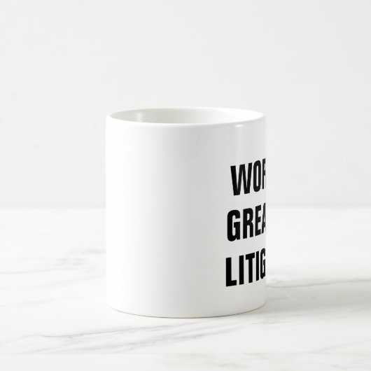 GROOTSTE LITIGATOR-MOK KOFFIEMOK (Center)