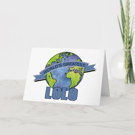 Grootste Lolo ter Wereld Kaart (Voorkant)