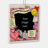 Grootste mam (aanpasbaar) Ornament voor keramische (Rechts)