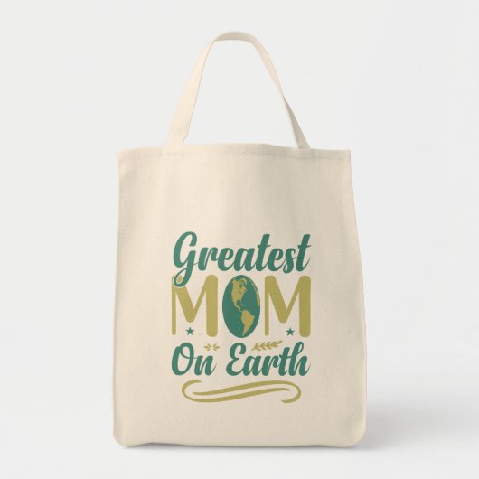 Grootste mam op Aarde Moederdag Tote Bag (Voorkant)