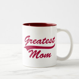 Grootste mam tweekleurige koffiemok