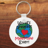 Grootste MeeMaw Hart ter Wereld Sleutelhanger (Voorkant)