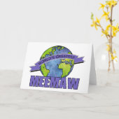 Grootste MeeMaw van de wereld Kaart (Gele Bloem)