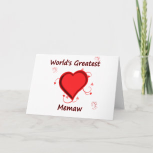 Grootste Memaw van de wereld Kaart