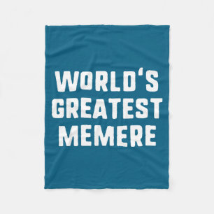 Grootste Memere Grappige Familie Ter Wereld  Fleece Deken