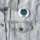 Grootste Mimi Hart ter Wereld Ronde Button 5,7 Cm (In situ)