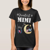 Grootste Mimi ooit plus Grootte Granny Ik hou van T-shirt (Voorkant)