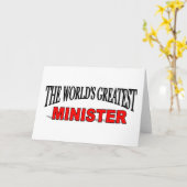 Grootste minister ter wereld kaart (Gele Bloem)