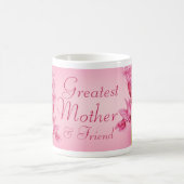 Grootste Moeder & vriend roze orchidee mok (Center)