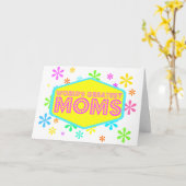 Grootste moeders ter wereld kaart (Gele Bloem)