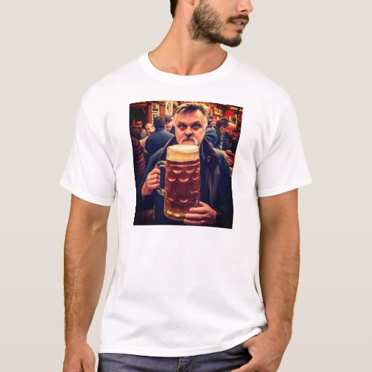 Grootste mooiste bier dat ik ooit op wit heb gezie t-shirt (Voorkant)