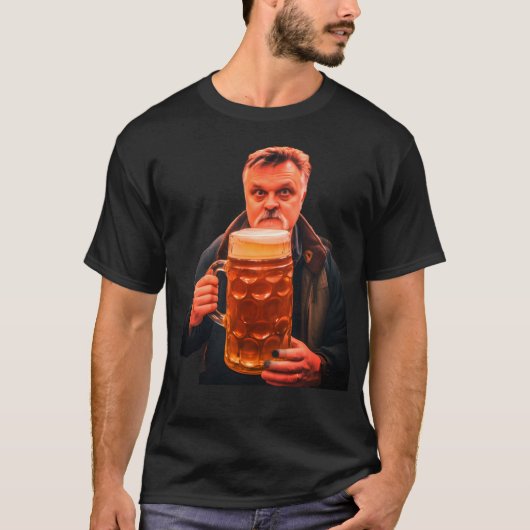 Grootste mooiste bier dat ik ooit op zwart heb gez t-shirt (Voorkant)