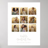 Grootste Mum multi foto elegant stijlvol Poster (Voorkant)