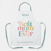 Grootste Mum multi foto elegant stijlvol Schort (Voorkant)