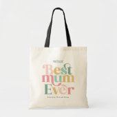 Grootste Mum multi foto elegant stijlvol Tote Bag (Voorkant)