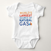 Grootste Natuurlijke Gasbron Ter Wereld Romper (Voorkant)