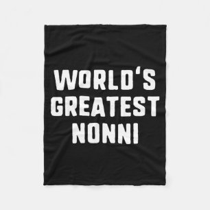Grootste nonni grappige familie ter wereld Grootst Fleece Deken