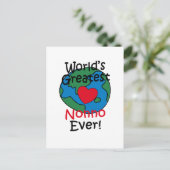 Grootste Nonno Hart ter Wereld Briefkaart (Staand voorkant)