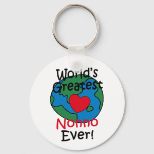 Grootste Nonno Hart ter Wereld Sleutelhanger