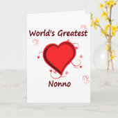 Grootste nonno van de wereld kaart (Gele Bloem)