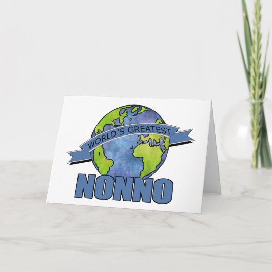 Grootste Nonno van de wereld Kaart (Voorkant)
