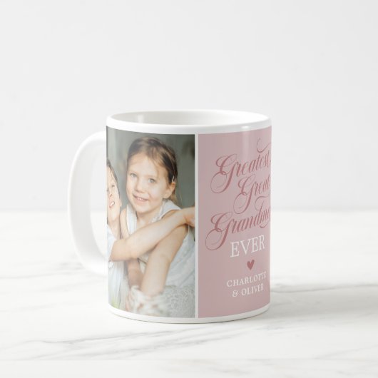 Grootste Oma Foto Koffiemok (Voorkant links)