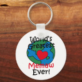 Grootste Oma Hart van de Wereld Sleutelhanger (Voorkant)