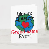 Grootste oma ter wereld kaart (Voorkant)