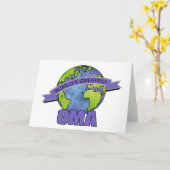 Grootste Oma van de wereld Kaart (Gele Bloem)