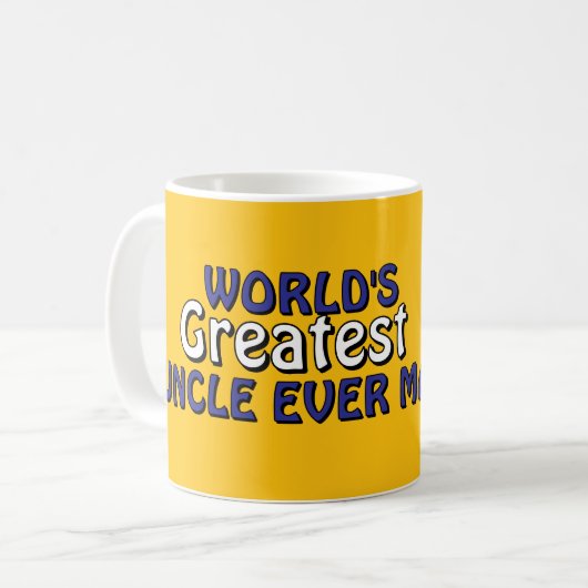 Grootste oom ooit gemaakt koffiemok (Voorkant links)