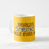 Grootste oom ter wereld ooit maakte mok (Voorkant links)