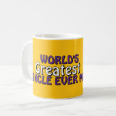 Grootste oom ter wereld ooit maakte mok (Voorkant links)