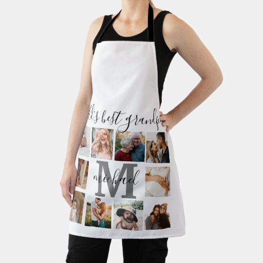 Grootste opa 10 Afbeeldingen fotocollage ter werel Schort (Insitu)