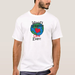 Grootste Opa Hart van de Wereld T-shirt