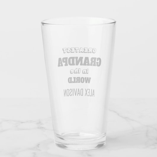 Grootste opa in wereldnaam glas (Achterkant)