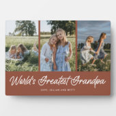 Grootste opa Rust 3 fotoplaque ter wereld Fotoplaat (voorkant)