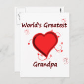 Grootste opa ter wereld briefkaart (Voorkant / Achterkant)