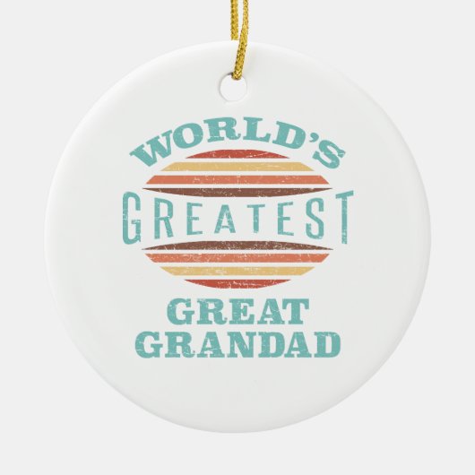 Grootste opa ter wereld keramisch ornament (Voorkant)